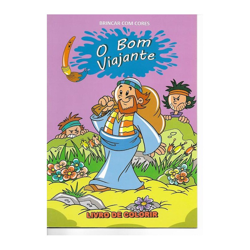 Livro de Colorir | Brincar com Cores | O Bom Viajante